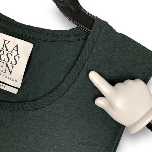 Revolve Tank‎ Top Zoe Karssen Le Plus Cool Black Tiger Tank Size XS Cotton Modal - Picture 5 of 11